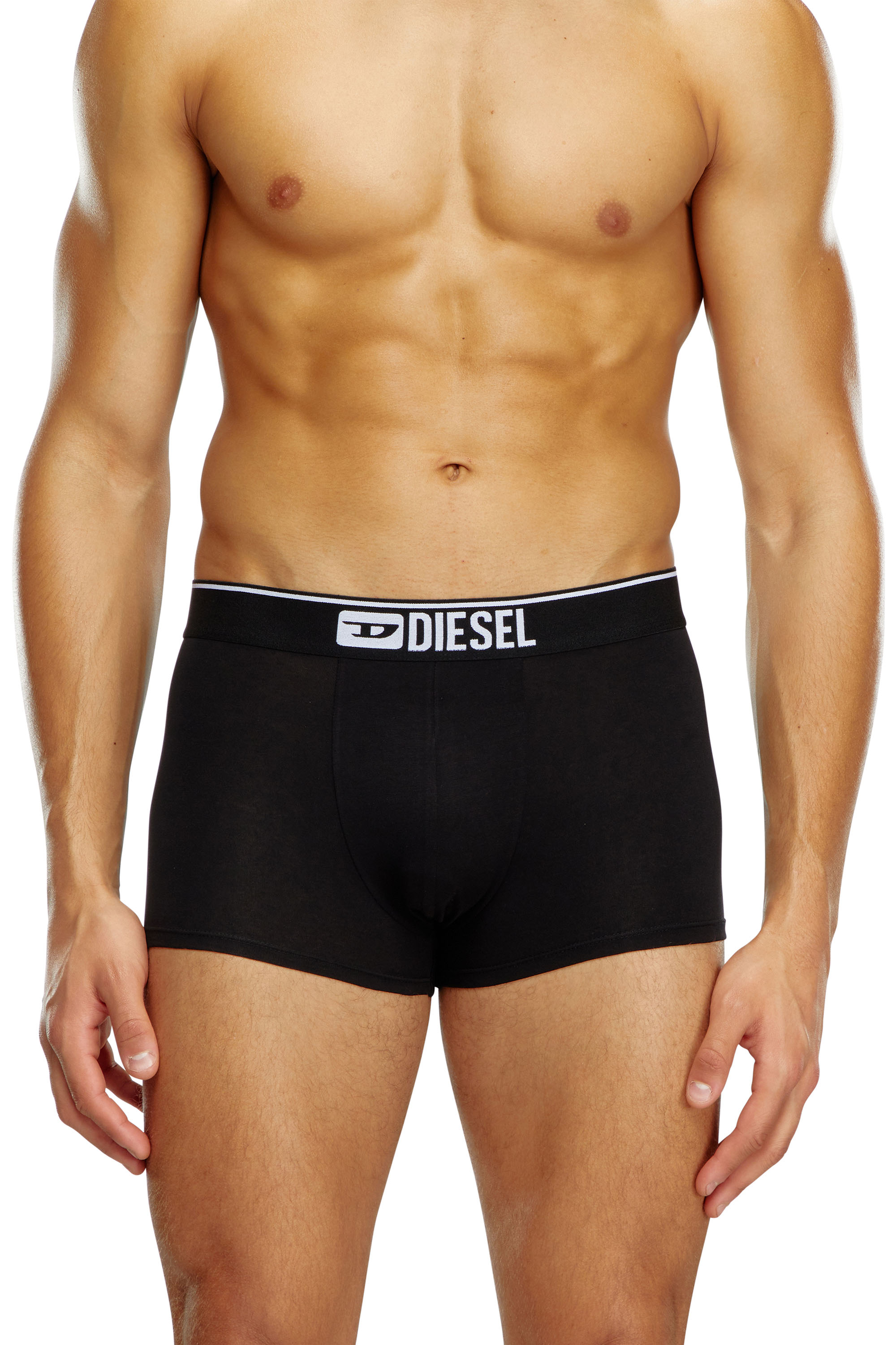 Diesel - UMBX-DAMIENTHREEPACK, Man's Three-pack of plain boxer in Black - 2