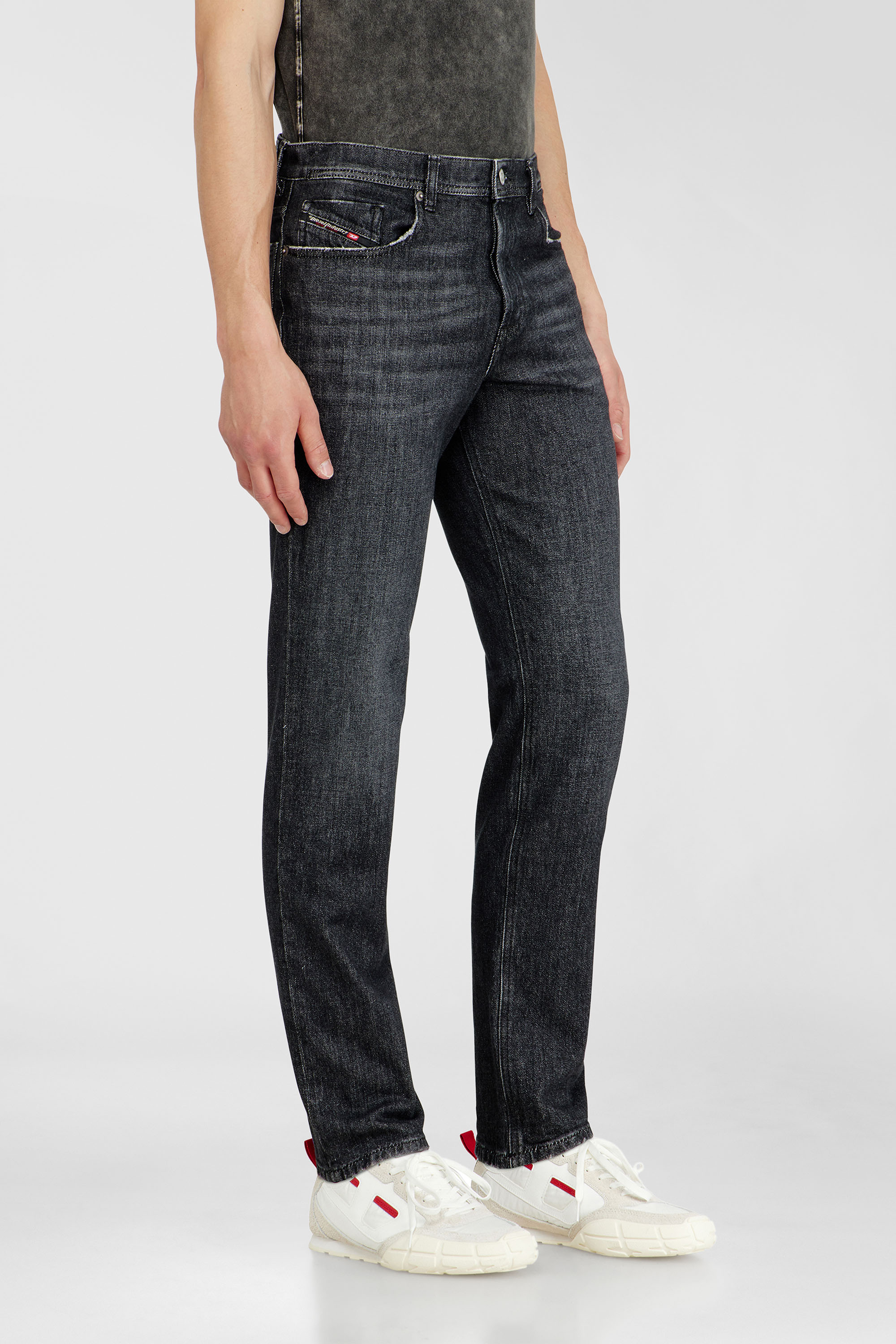 Diesel - Man's Regular Jeans 2023 D-Finitive 09P79, Black/Dark grey - 7
