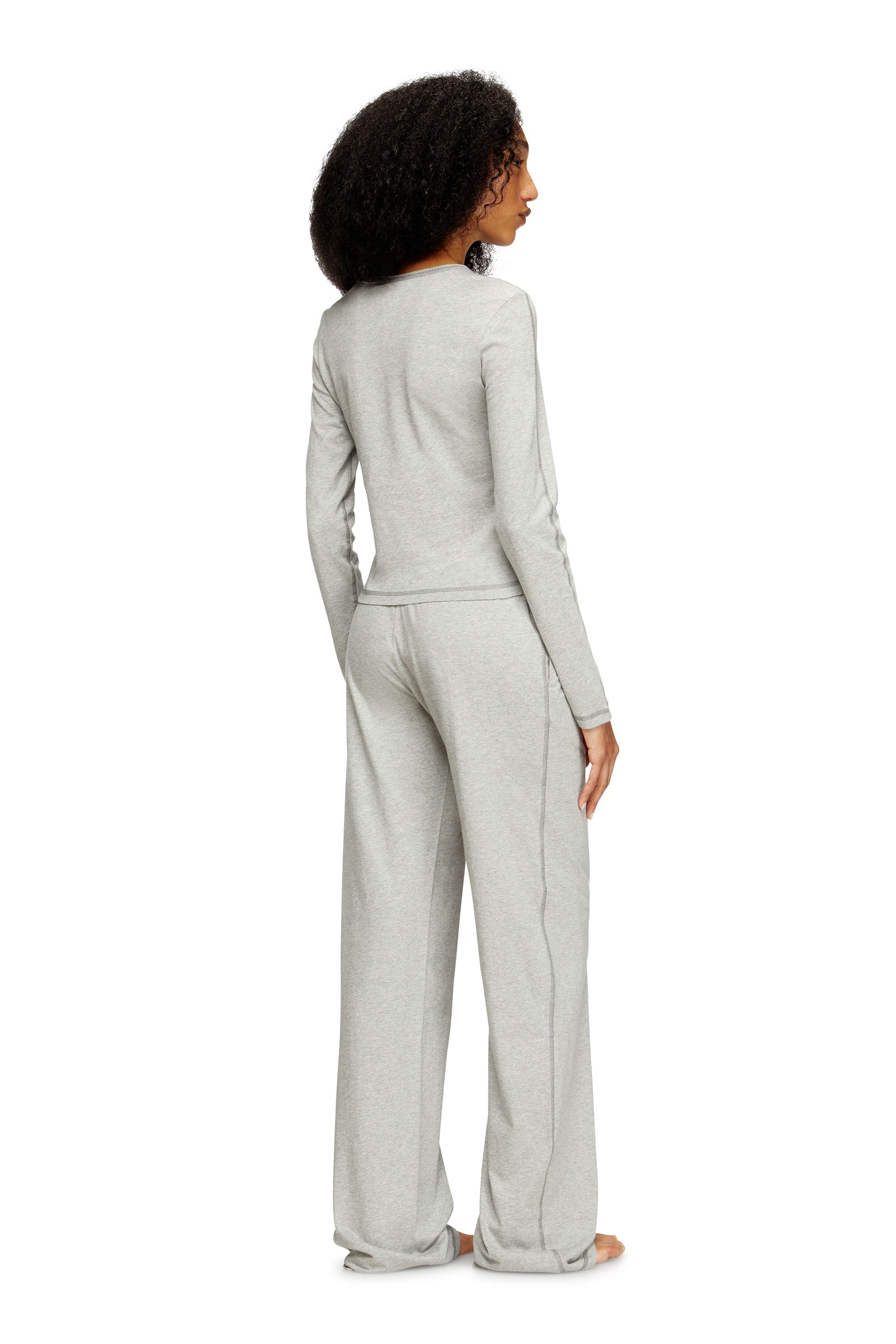 Diesel - SET-GILDA-D-CORE, Woman's Stretch cotton pyjamas in Light Grey - 2