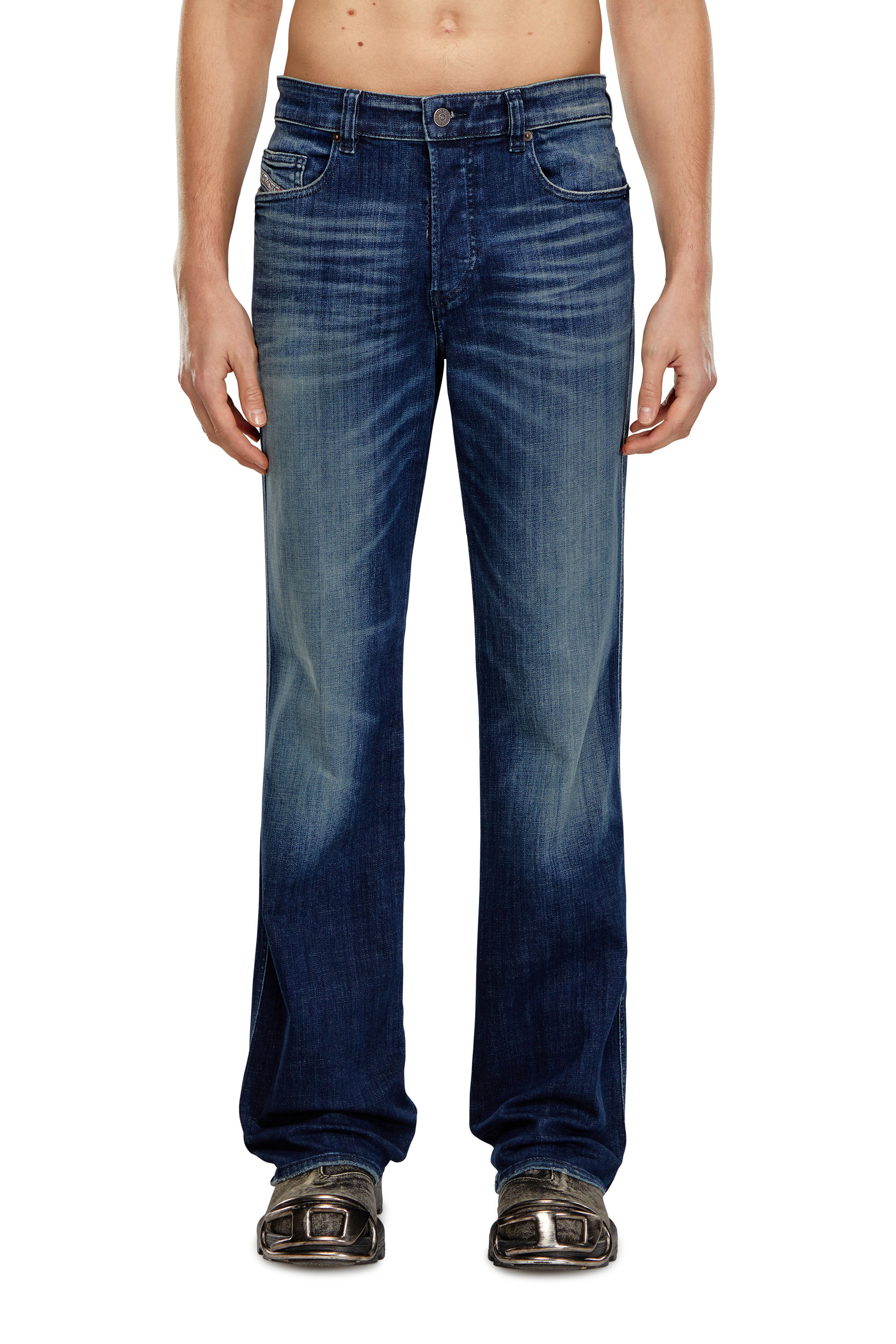 Diesel - Man's Bootcut Jeans 1998 D-Buck 09H35, Dark Blue - 3