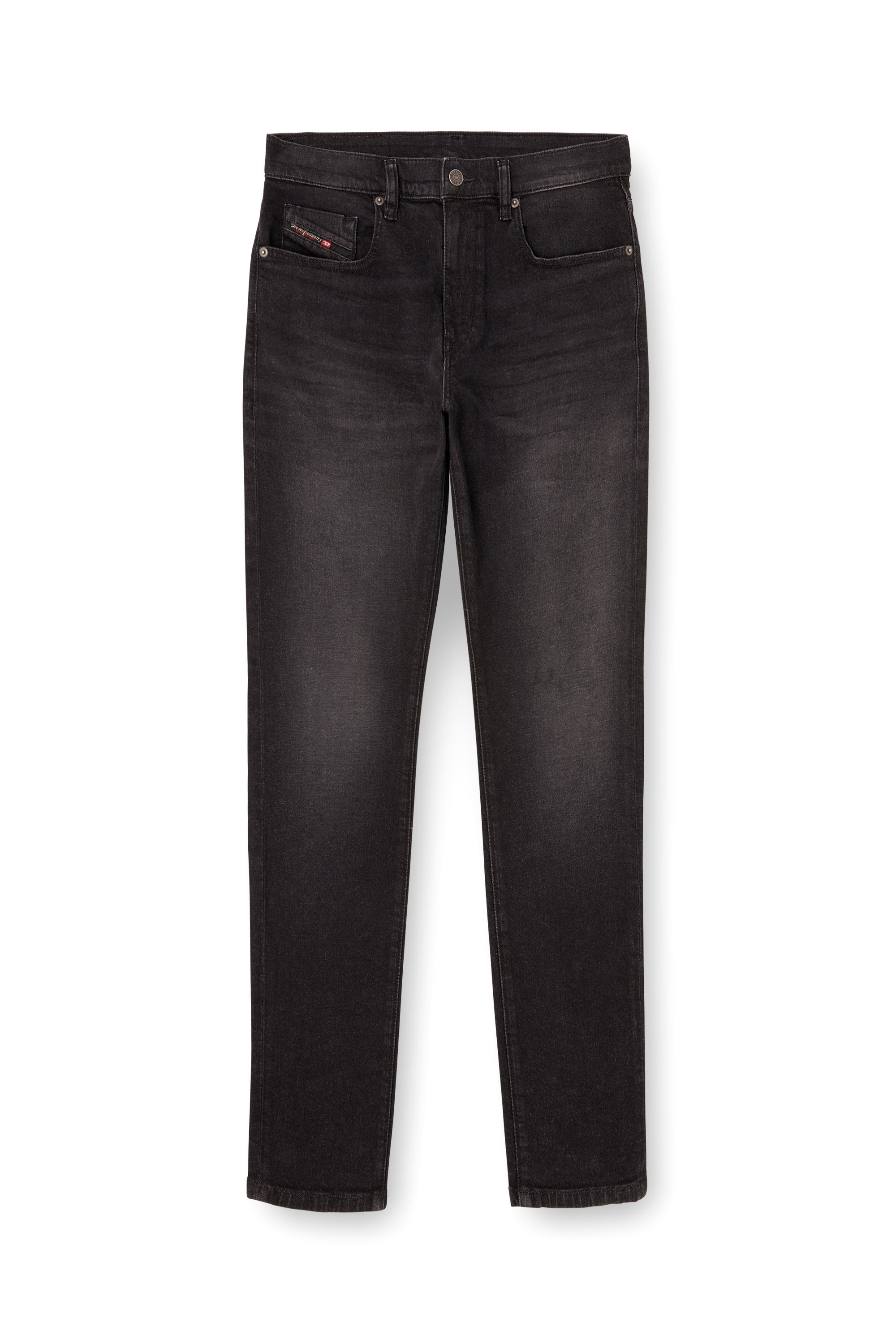 Diesel - Man's Slim Jeans 2019 D-Strukt 0DBDT, Black/Dark grey - 3