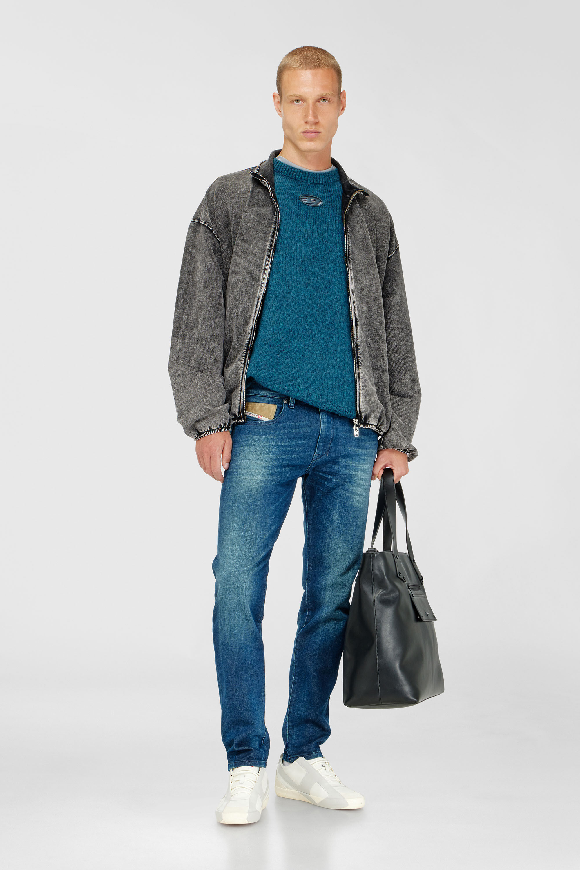 Diesel - Man's Slim Jeans 2019 D-Strukt 0PBBZ, Medium blue - 1
