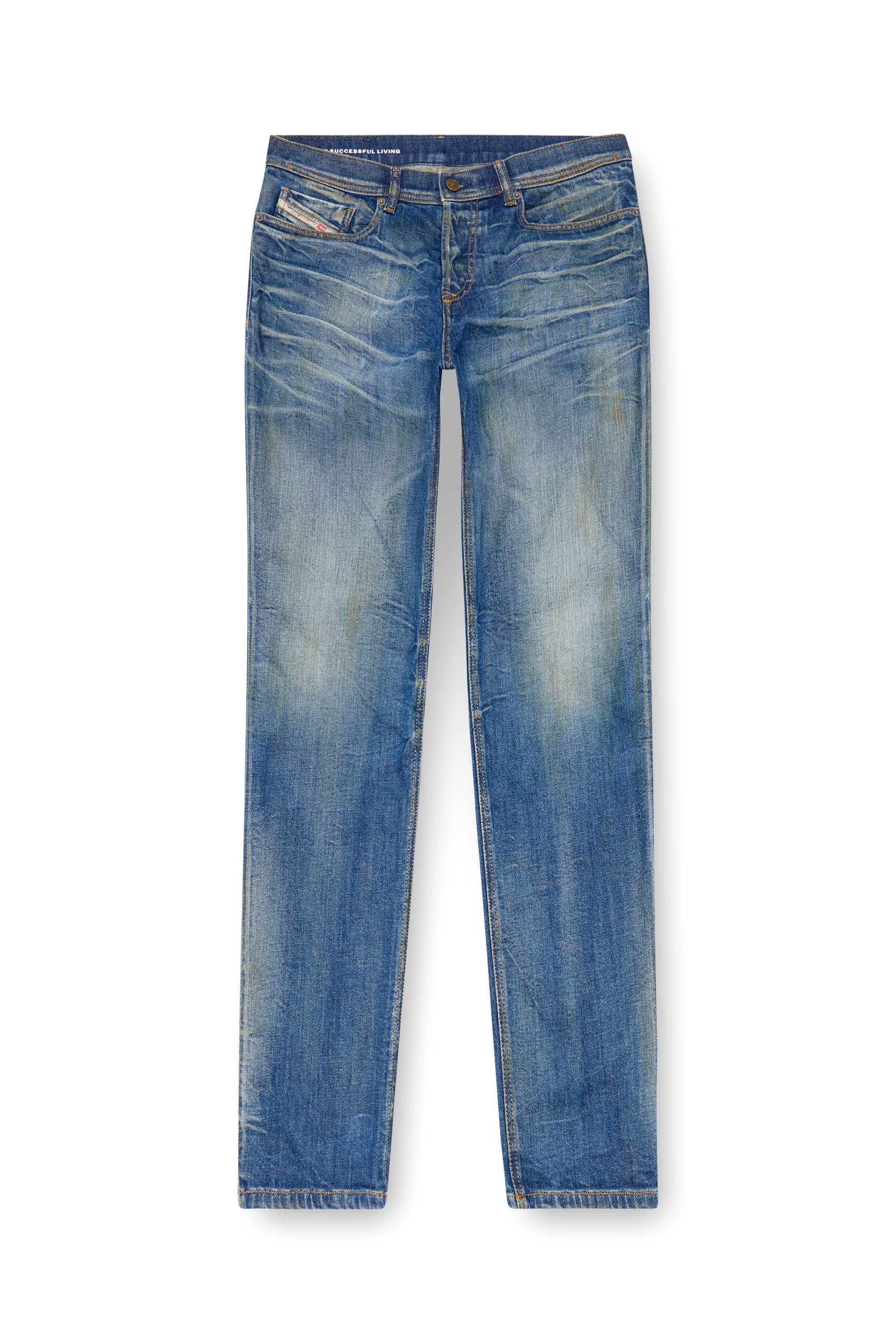 Diesel - Man's Tapered Jeans 2023 D-Finitive 09J66, Medium blue - 5