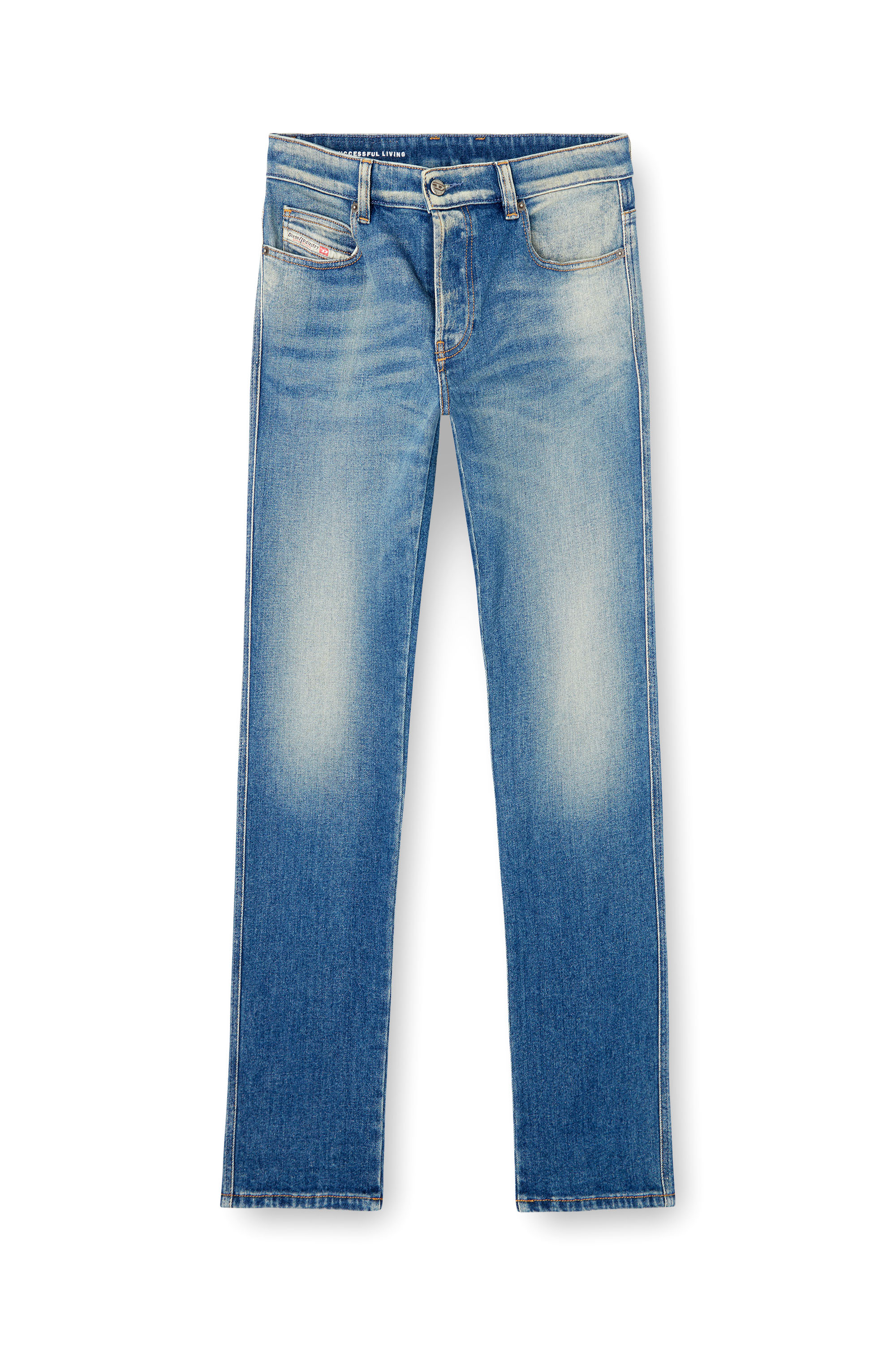 Slim Jeans 1993 D-Vyl 09M14, Medium blue Diesel - Man's Slim Jeans 1993 D-Vyl 09M14, Medium blue - 2