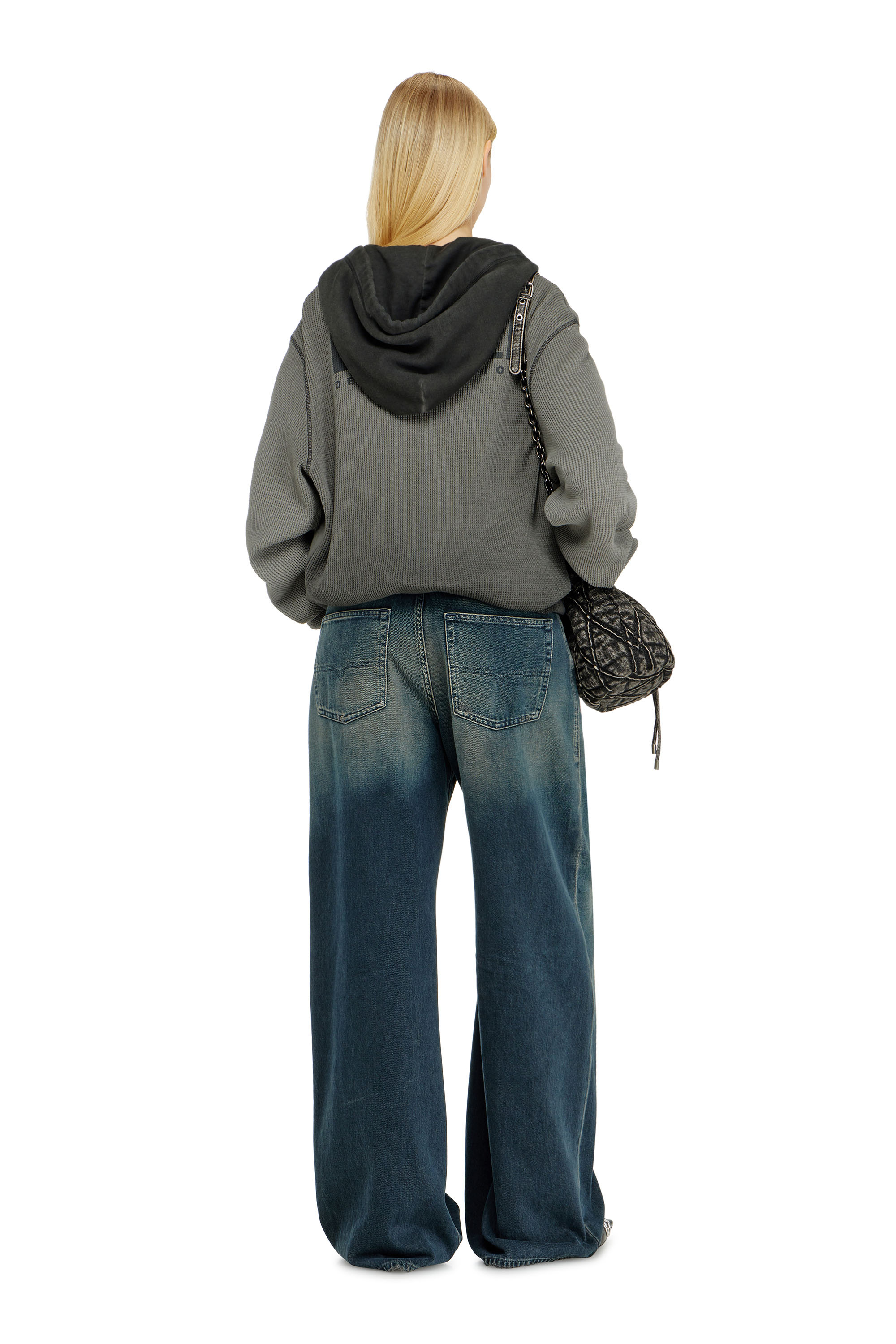 Diesel - Unisex's Relaxed Jeans 1996 D-Sire 09N67, Dark Blue - 3