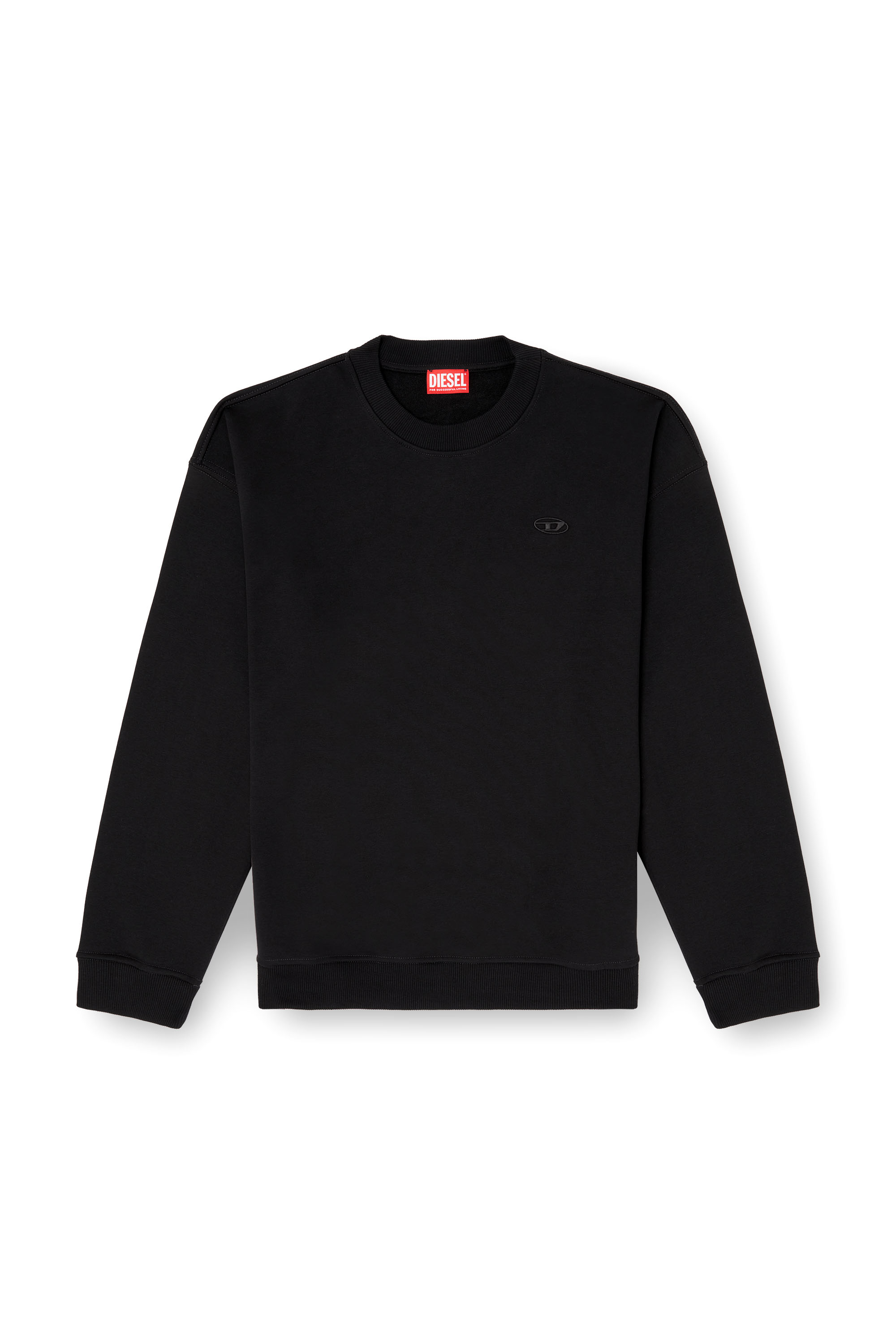 Diesel - S-BOXT-T2, Man's Sweatshirt with Oval D logo in Black - 3