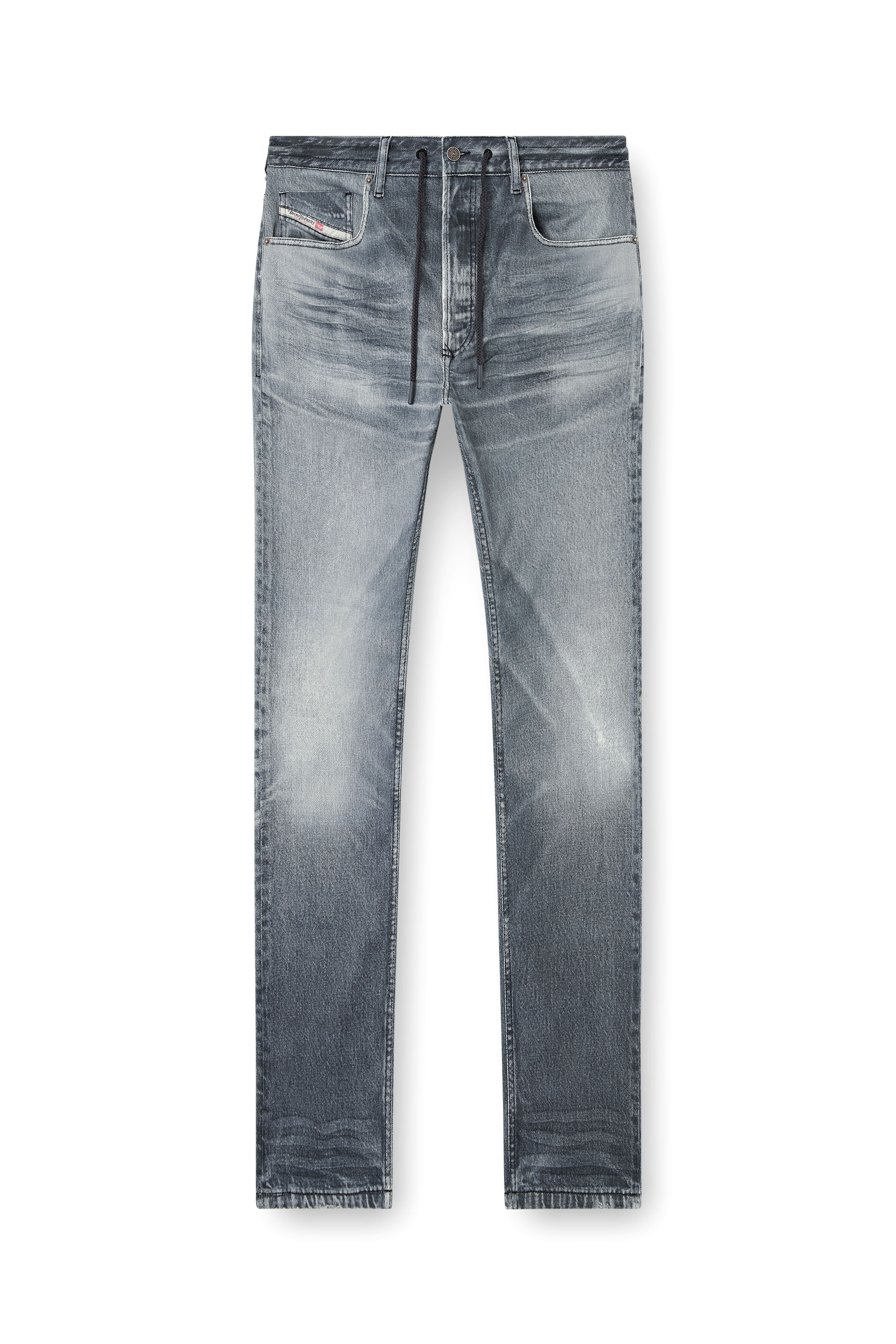 Diesel - Man's Regular 2030 D-Krooley Joggjeans® 068PC, Light Blue - 3