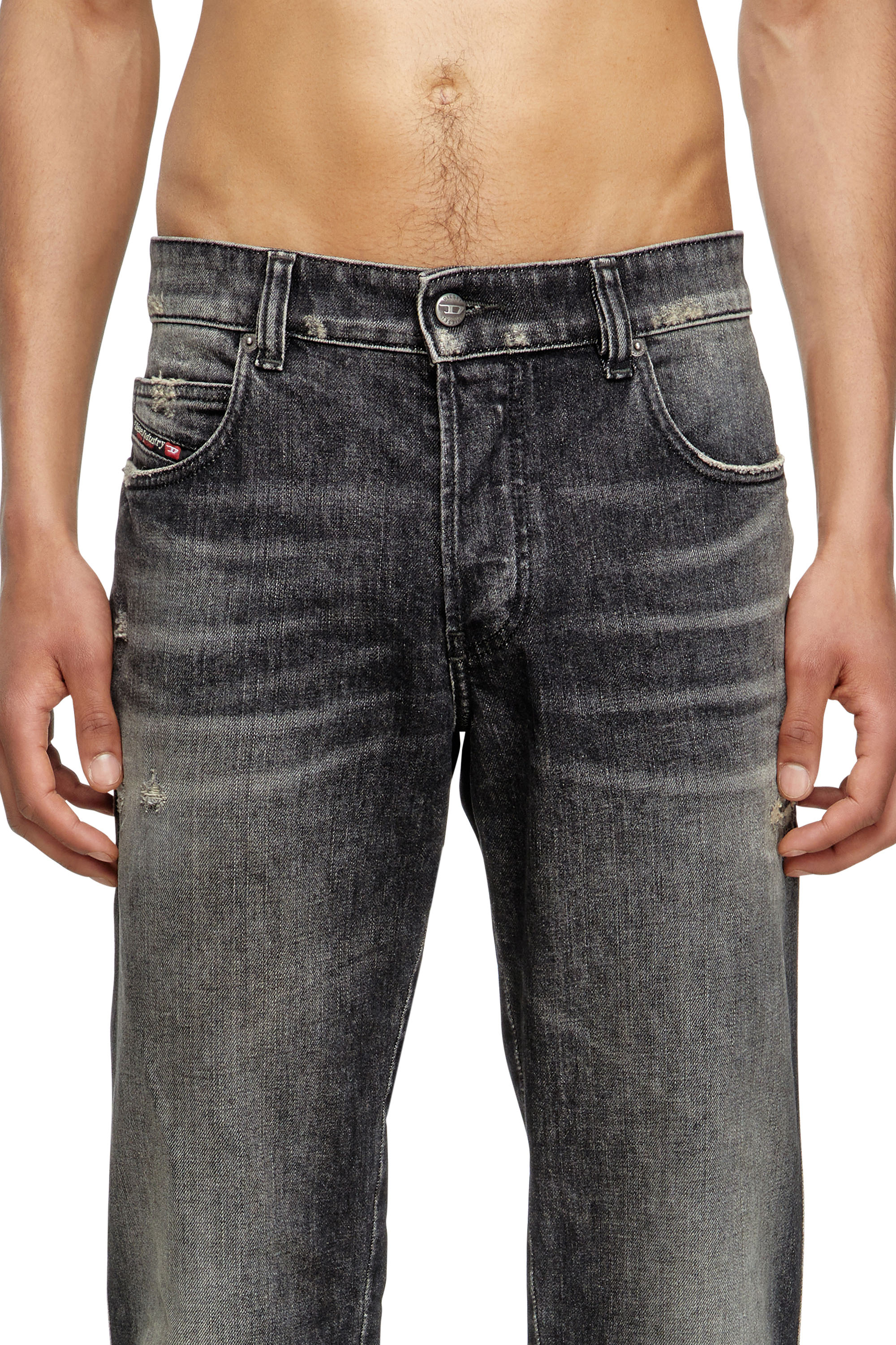 Slim Jeans 1993 D-Vyl 09M54, Black/Dark grey Diesel - Man's Slim Jeans 1993 D-Vyl 09M54, Black/Dark grey - 5
