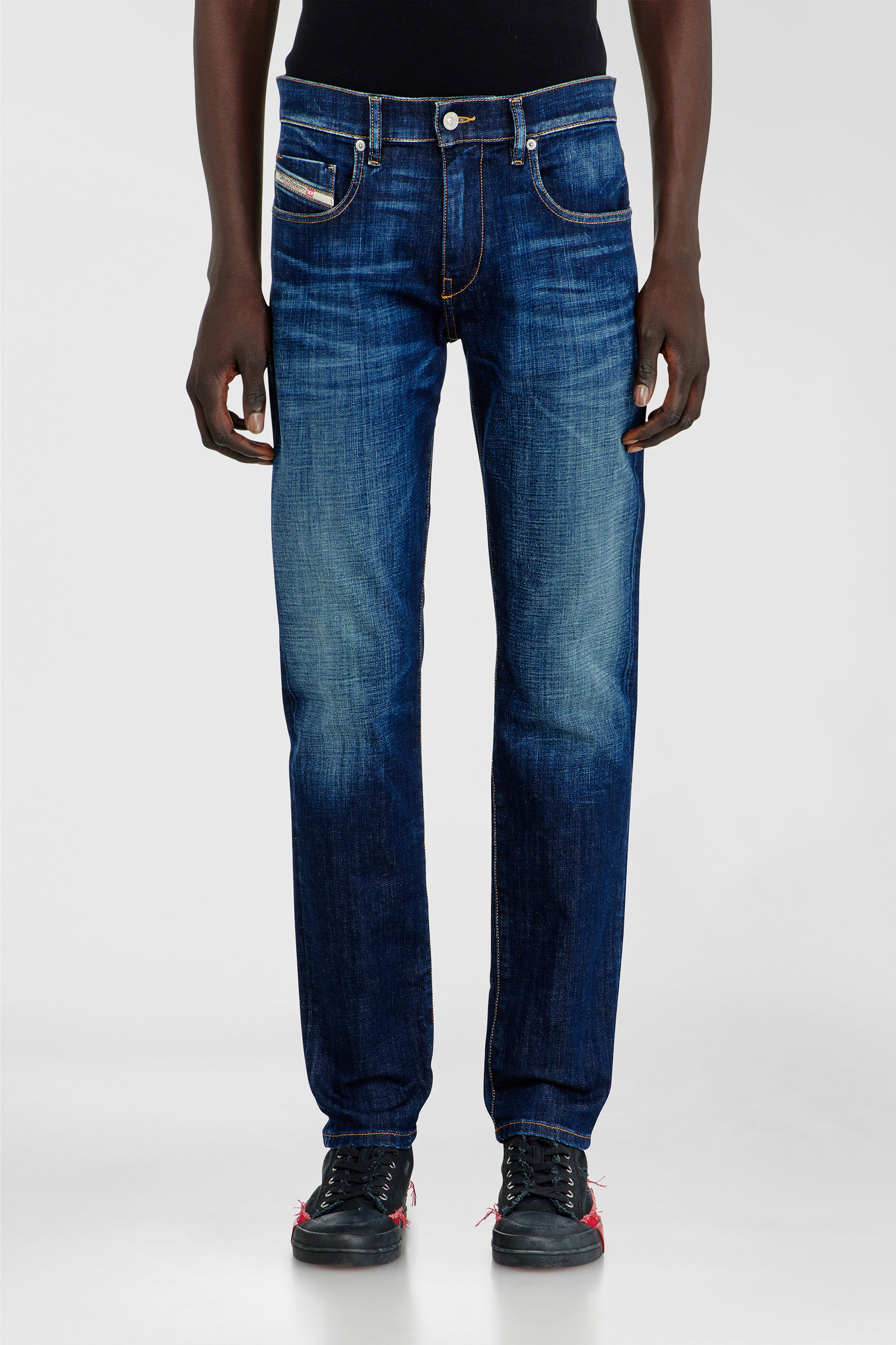 Diesel - Man's Slim Jeans 2019 D-Strukt 09L61, Medium blue - 1