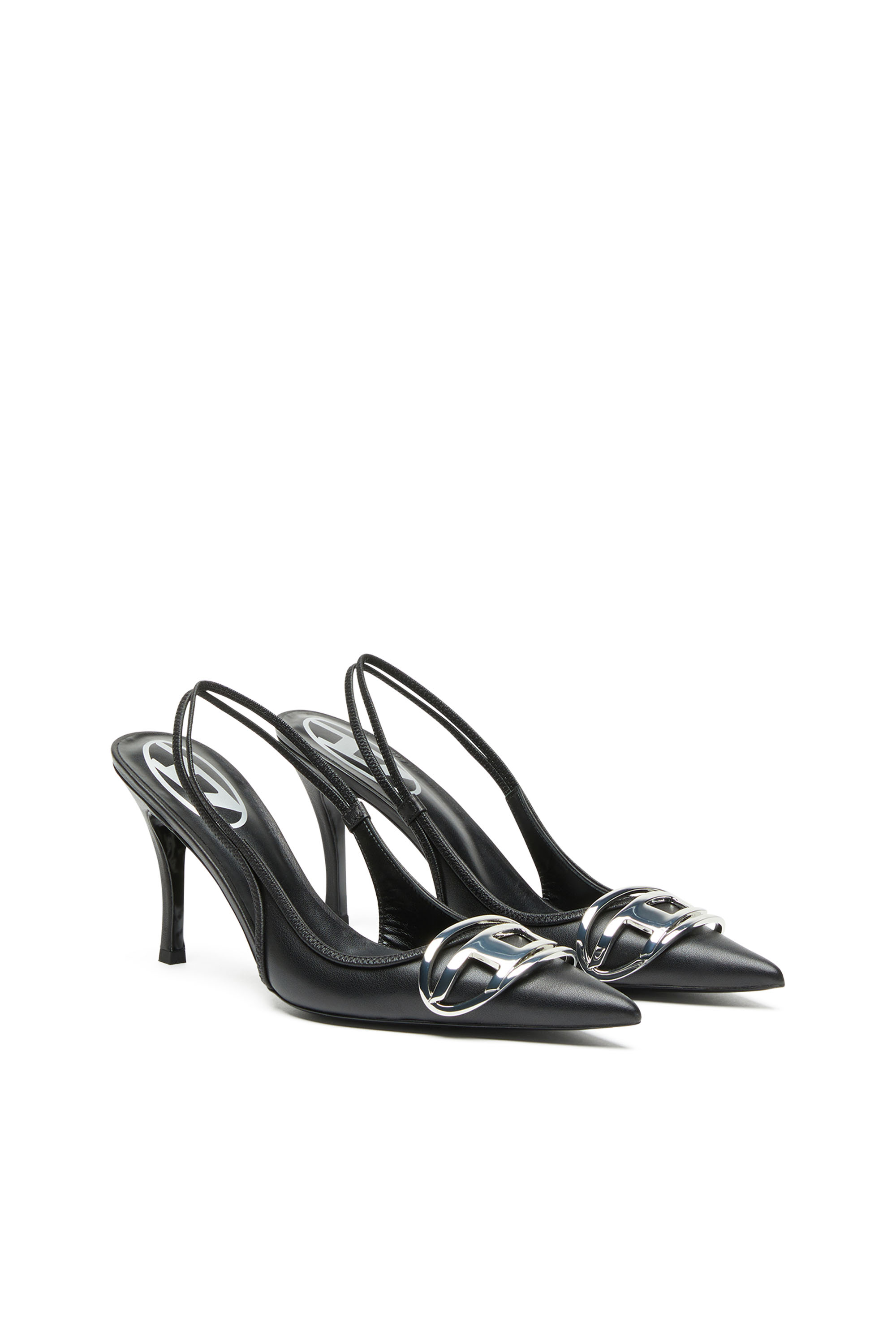 D-VENUS SB, Black Diesel - D-VENUS SB, Woman's D-Venus-Slingback pumps in nappa leather in Black - 2
