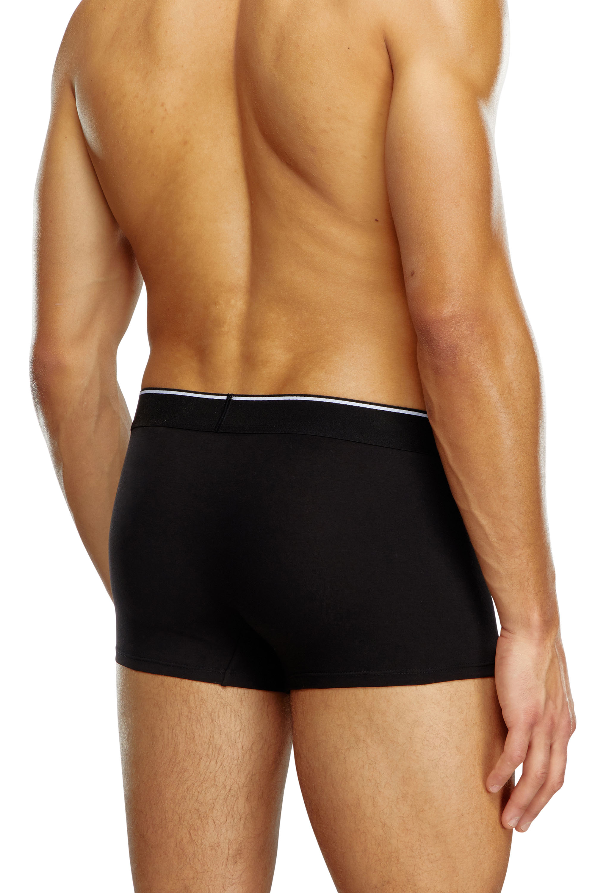 Diesel - UMBX-DAMIENTHREEPACK, Man's Three-pack of plain boxer briefs in Black - 3