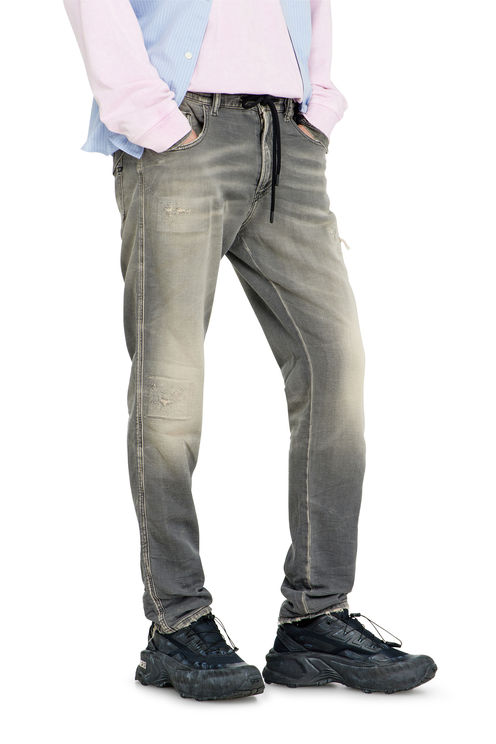 Diesel - Man's Slim 2062 D-Strukt Joggjeans&reg; 068UH, Light Grey - 4