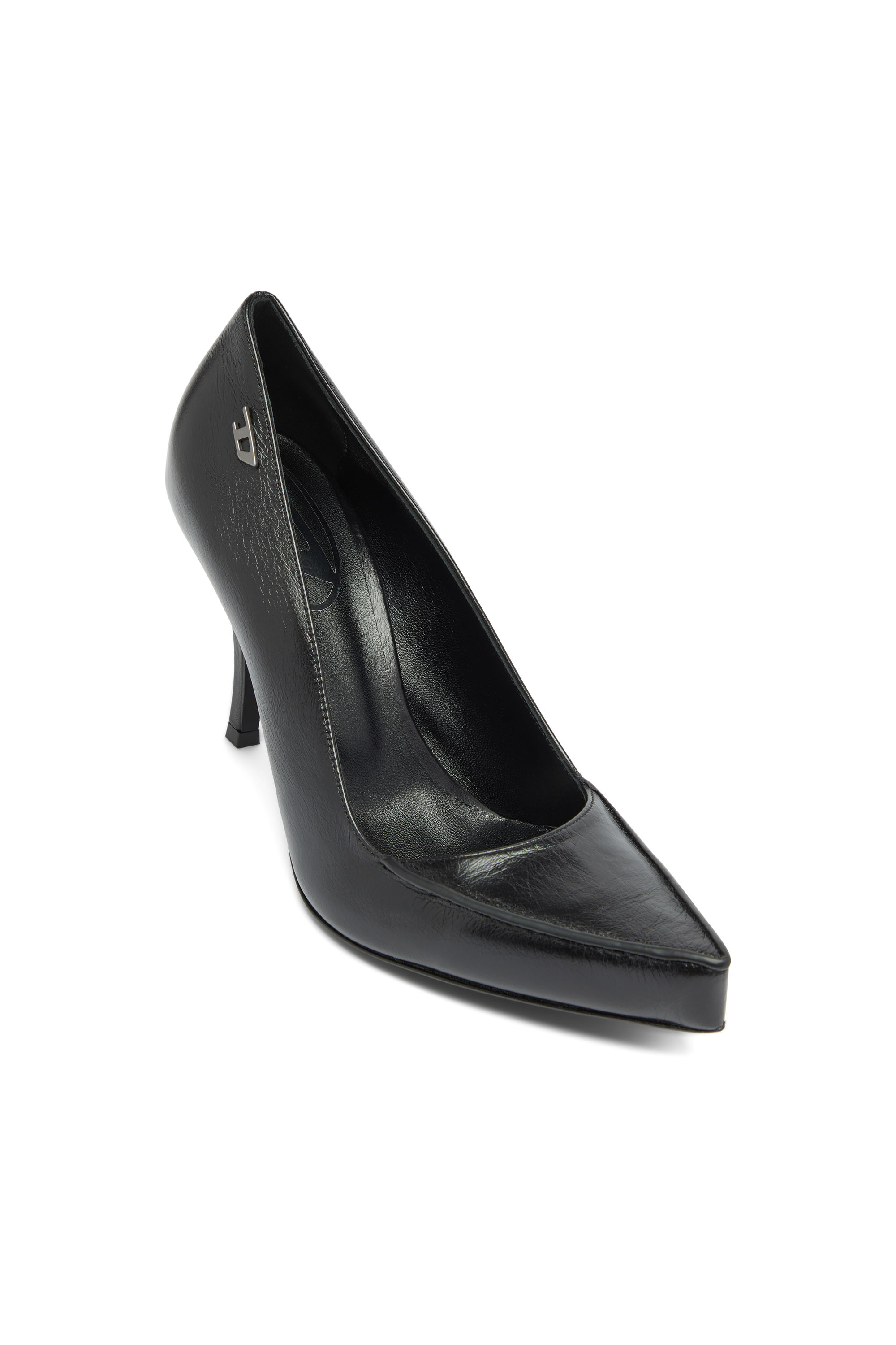 Diesel - D-LUCETTE-90-PUMP D, Woman's D-Lucette-Pumps in leather in Black - 6