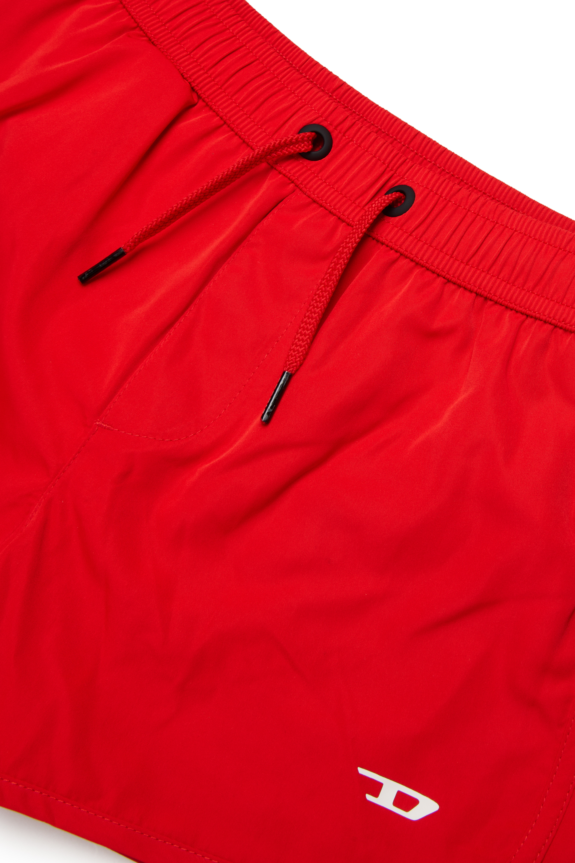 Diesel - MIARD, Man's Swim shorts with contrasting D in Red - 3