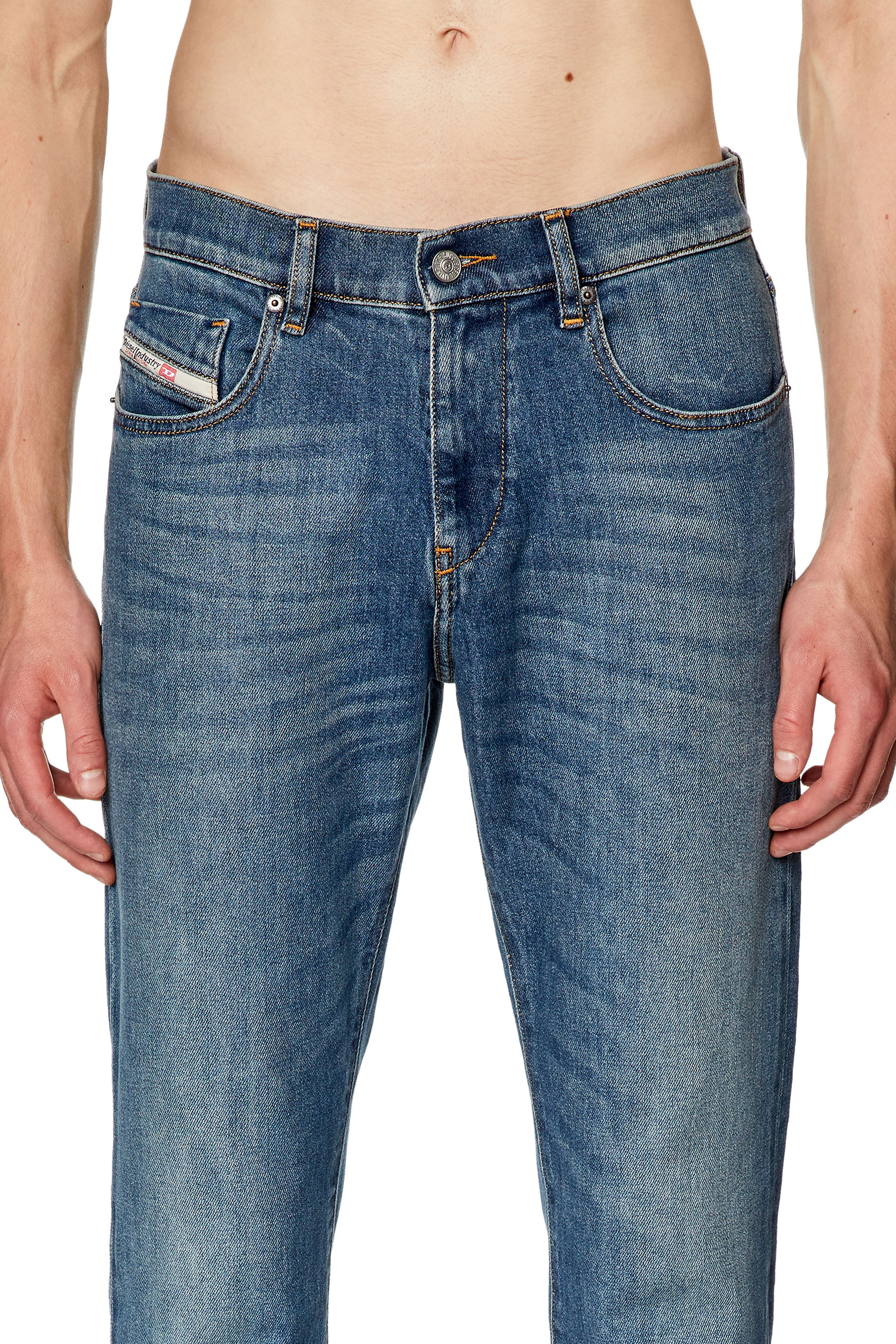 Diesel - Slim Jeans 2019 D-Strukt 09F88, Medium blue - Image 3