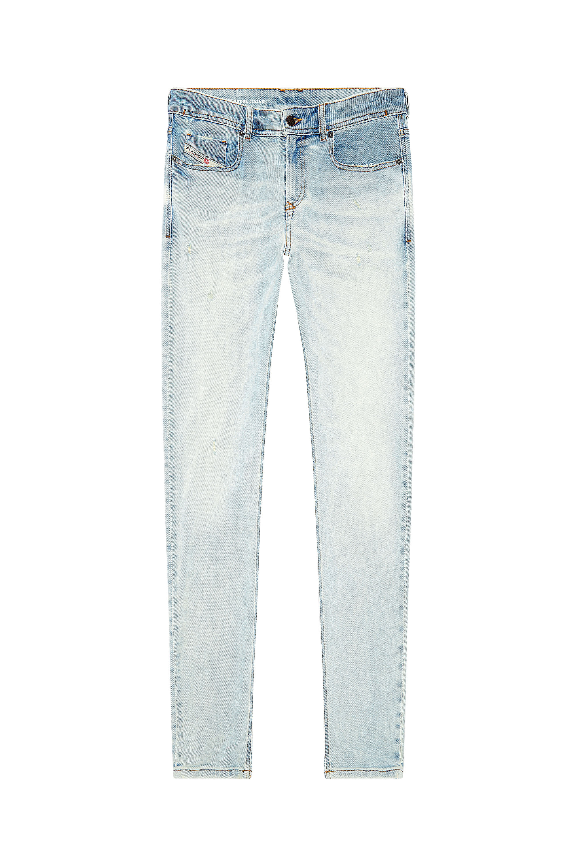 Diesel - Skinny Jeans 1979 Sleenker 09H73, Light Blue - Image 5